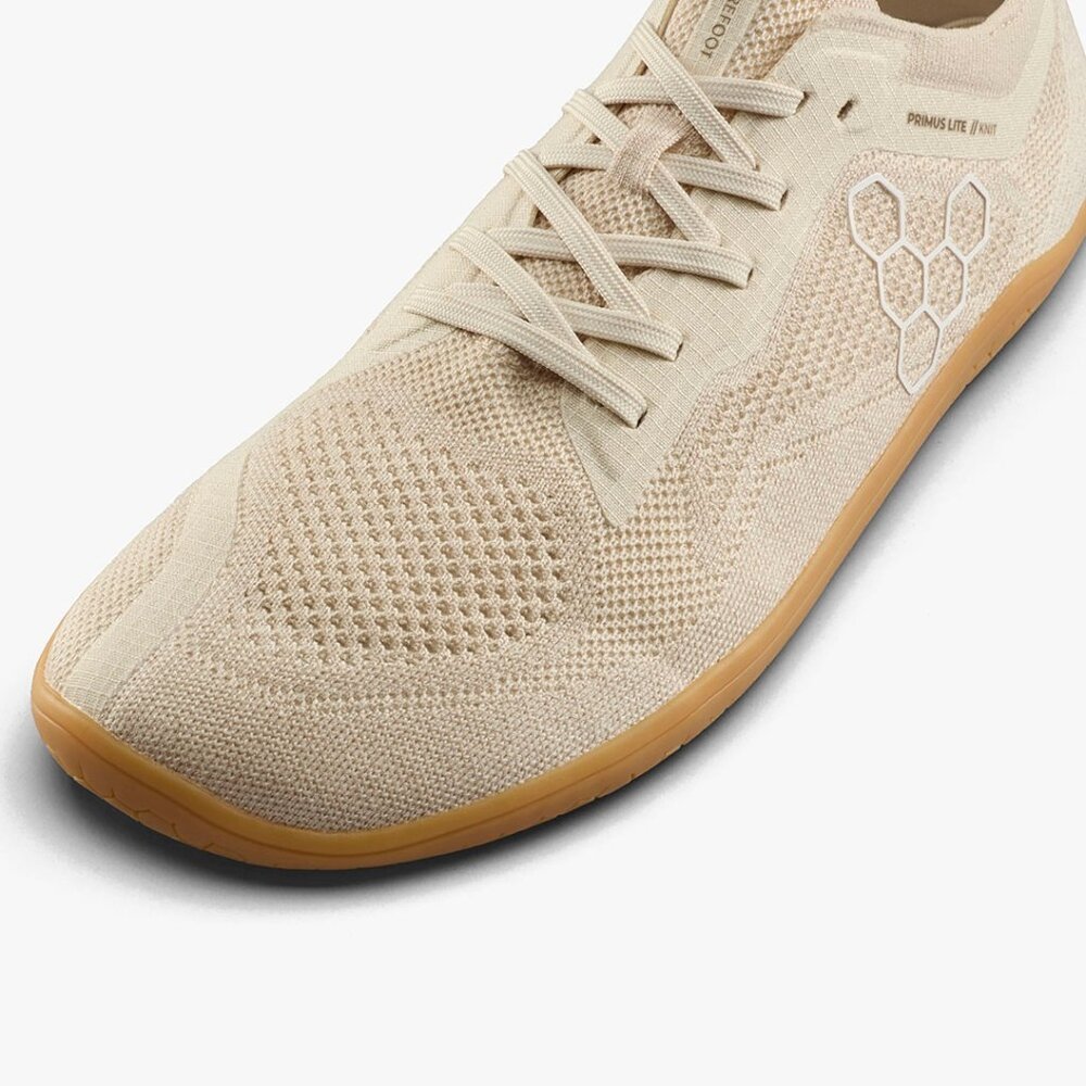 NEW VivoBarefoot Primus Lite Knit Mens sz 9 Coconut tan $170 gym sneaker shoe - Picture 4 of 6